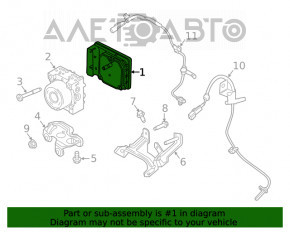 ABS АБС Ford Edge 20-22 без адаптивного круиза