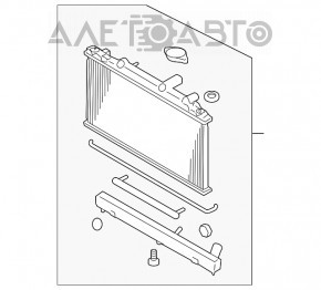 Radiator de răcire apă Mazda CX-7 06-09