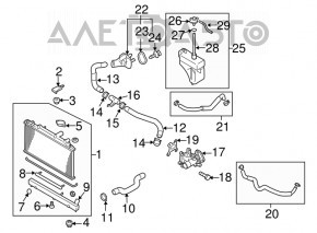 Radiator de răcire apă Mazda CX-7 06-09