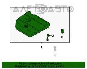 Capacul motorului Mazda3 2.3 03-08 tip 2