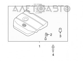 Capacul motorului Mazda3 2.3 03-08 tip 2