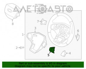 Кнопки управления на руле левые Ford Escape MK4 20-22