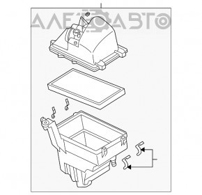 Carcasa filtru aer Mazda3 2.3 03-08 nou original OEM