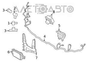 Camera de vizionare spate pentru Ford Escape MK4 20-22