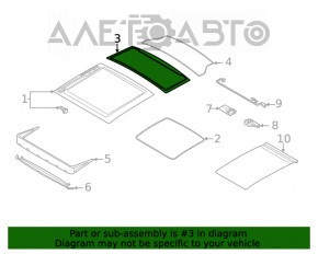 Geam panoramic spate Ford Escape MK4 20-