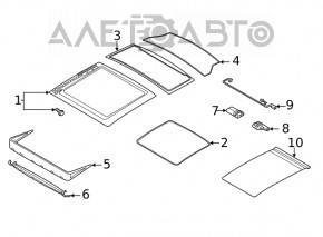 Geam panoramic spate Ford Escape MK4 20-