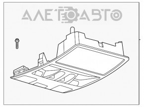 Plafonul de iluminare frontal pentru Ford Escape MK4 20- sub panoramă, bej.