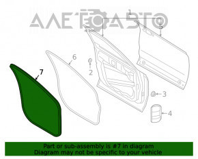 Garnitură de ușă față stânga Ford Escape MK4 20-21