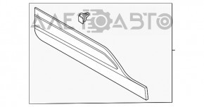 Capac usa spate inferioara stanga Ford Escape MK4 20- structura, zgarieturi