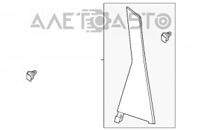 Capac usa spate dreapta Ford Escape MK4 20- zgarieturi