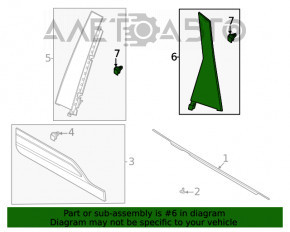 Capac usa spate dreapta Ford Escape MK4 20- zgarieturi