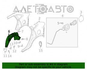 Aripa spate stânga Ford Escape MK4 20-