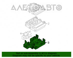 Корпус блока предохранителей подкапотный Ford Escape MK4 20-22