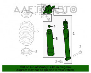 Amortizor spate dreapta Ford Escape MK4 20-23 1.5T, 2.0T nou original OEM