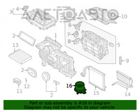 Мотор вентилятор печки Ford Escape MK4 20-