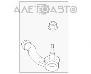 Bară de direcție cu capăt de tijă dreapta Ford Escape MK4 20-