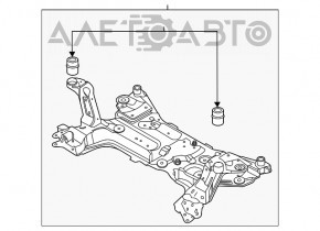 Bara de protecție față Ford Escape MK4 20-