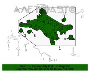 Bara spate Ford Escape MK4 20- FWD