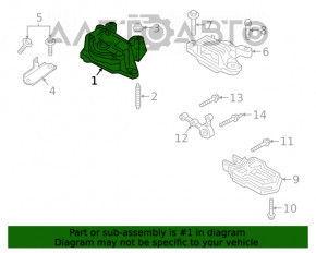 Perna motorului dreapta Ford Escape MK4 20-22 1.5T FWD