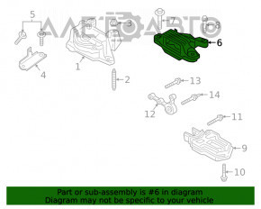 Pernele motorului dreapta Ford Escape MK4 20-22 1.5T AWD