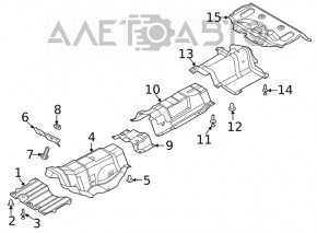 Protecția motorului Ford Escape MK4 20 - metal