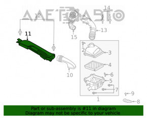 Воздухоприемник Ford Escape MK4 20- 1.5T, 2.0T