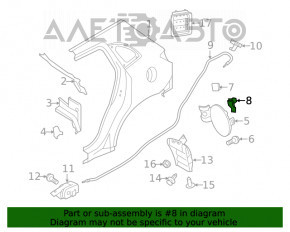 Blocare capac rezervor Mitsubishi Outlander Sport ASX 10-