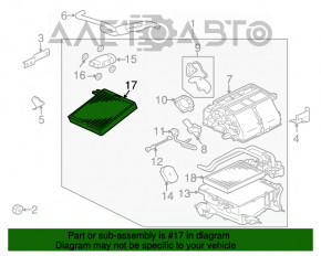 Evaporator Mitsubishi Galant 04-12