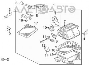 Evaporator Mitsubishi Galant 04-12