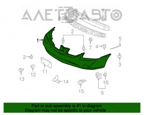 Bara fata goala Mitsubishi Galant 04-06 pre-restilizare.