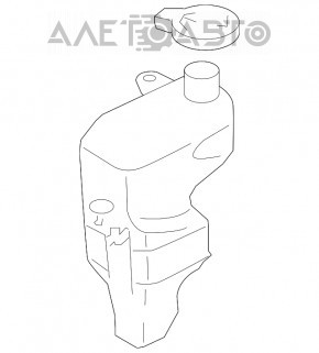 Rezervorul de expansiune al sistemului de răcire Mitsubishi Outlander Sport ASX 10- 2.0 2.4 nou, neoriginal.