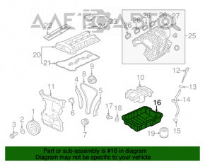 Palet de ulei Mitsubishi Outlander 14-21 2.4 4J12