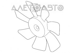 Rotor ventilator de racire dreapta Mitsubishi Outlander Sport ASX 10- 2.0 7 pale nou original OEM