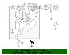 Controlul geamului electric din față, stânga, pentru Mitsubishi Galant 04-12 cu capac