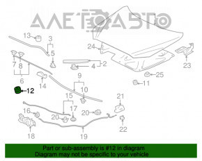 Bara de capota stanga Mitsubishi Outlander 14-21 noua OEM originala