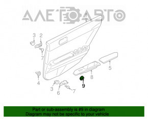 Controlul geamului electric din spate dreapta Mitsubishi Galant 04-12