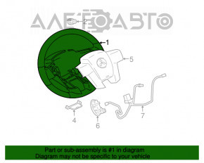 Volan gol Mitsubishi Galant 04-12