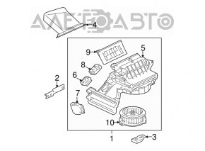 Motorul ventilatorului de încălzire Mitsubishi Galant 04-12