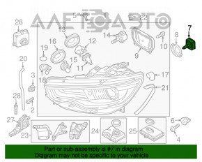 Лампа ксенон Audi A3 8V 15-17 xenon hid