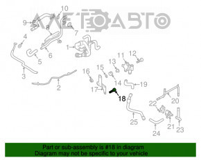 Piulița arborelui cotit VW Passat b7 12-15 SUA 2.0 TDI M8X20 set de 4 bucăți