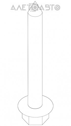 Șuruburile de fixare a suportului de subramă față, set de 2 bucăți, VW Passat b8 16-19, 95mm.