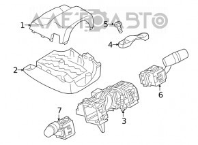 Блок подрулевых переключателей Mazda 6 13-21