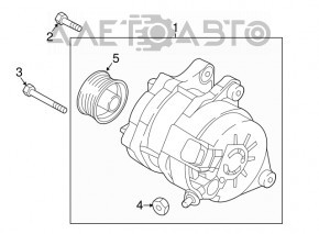 Generatorul Mazda CX-5 17-