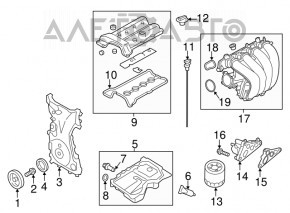 Piulița arborelui cu came Mazda 6 13-21 2.5