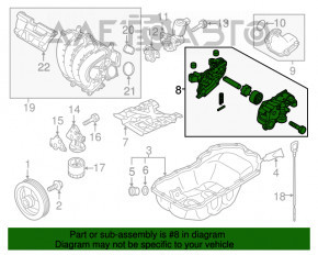 Pompa de ulei pentru motorul Mazda 3 14-18 BM