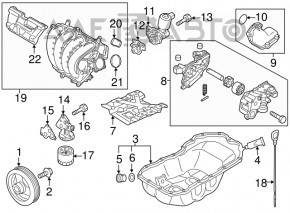 Pompa de ulei pentru motorul Mazda 3 14-18 BM