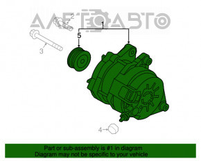 Генератор Mazda 3 14-16 BM дорест A5TL0491