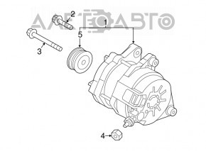 Генератор Mazda 3 14-16 BM дорест A5TL0491