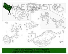 Capacul motorului Mazda CX-5 13-16