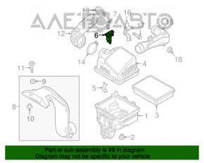 Contor de aer Mazda CX-5 13-16 2.0, 2.5 E5T62271 nou OEM original